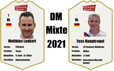 Matthias und Tess sind Deutsche Meister Mixte 2021